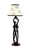 Lovers Mapenzi Lamp with Mudcloth Lampshade