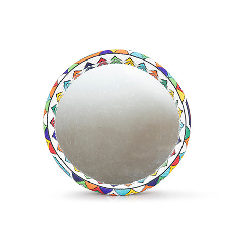 Beaded Mirror Medium | Rainbow Design
