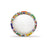Beaded Mirror Small | Colorful Geometric Pattern
