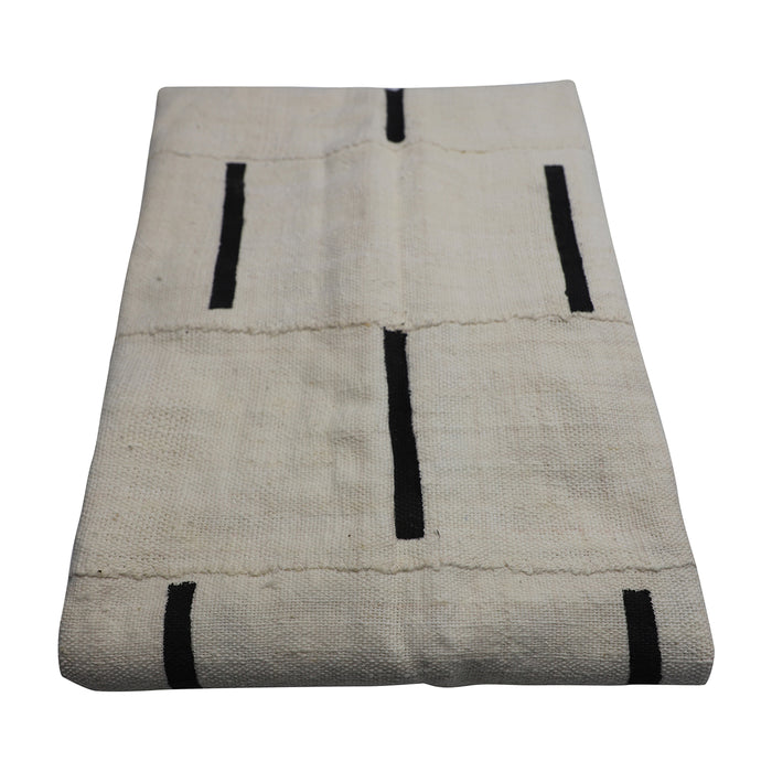 Mud Cloth Textile | White