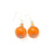 African Orange Amber Earrings 03