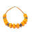 African Orange Amber Neckline Necklace 01 CU 150