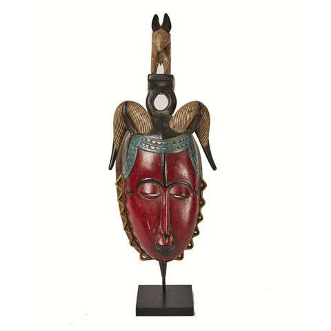 Baule Colored Mask on stand 01