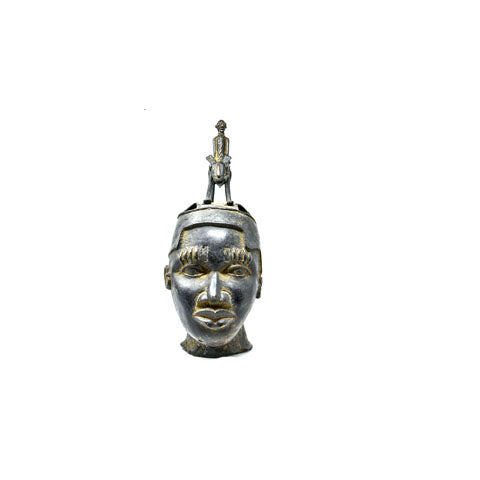 Benin Bronze Royal Head