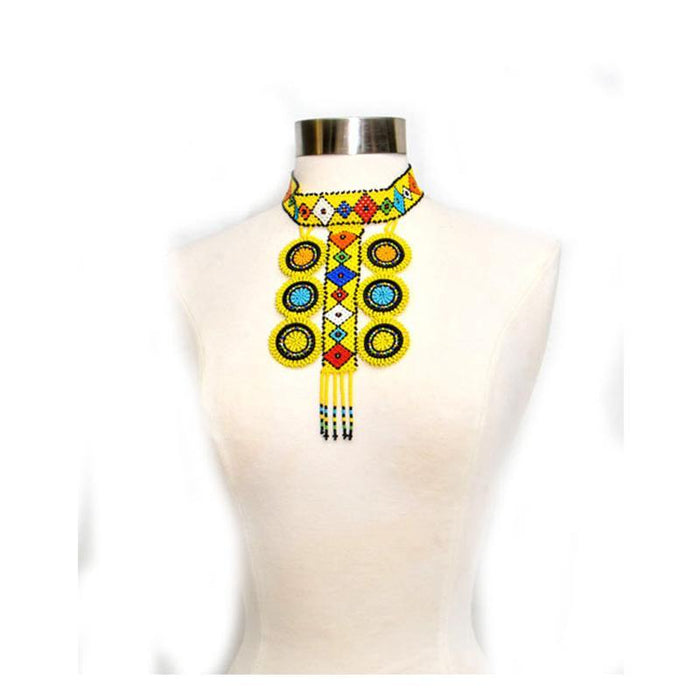 Chi Short Beaded Necklace 03 | Handmade in Tanzania