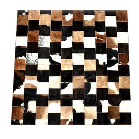 Cow Hide Patch Rug 03
