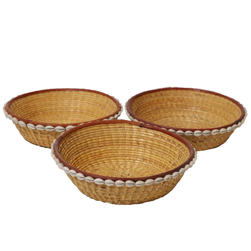 Cowrie Shell Bowl Basket