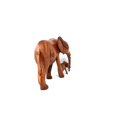 Elephant with Baby Sculpture 07