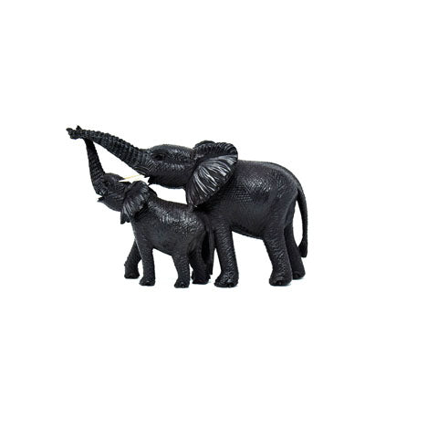 Elephant with Baby Sculpture 04