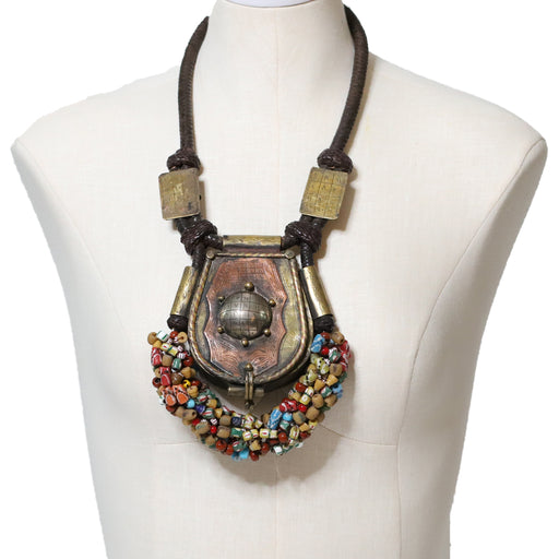 Tuareg Necklace with recycled glass