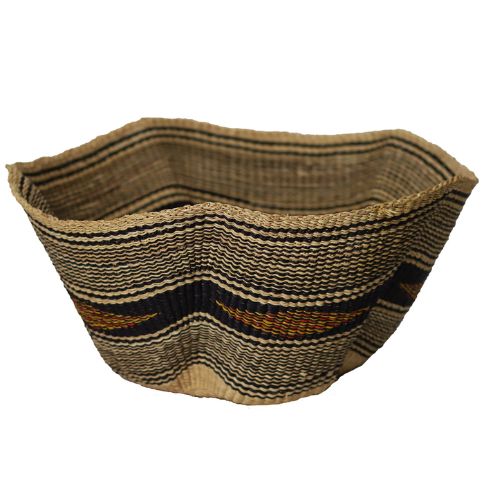 Art Basket Upawa | Neutral Blue & Orange