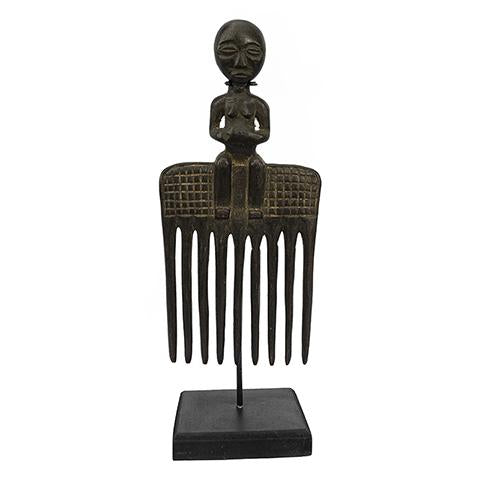 Kuba Figural Comb on Stand 05