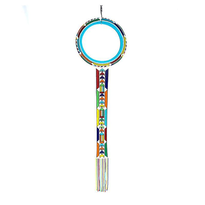 Ndebele Neck Ring with Tie 08