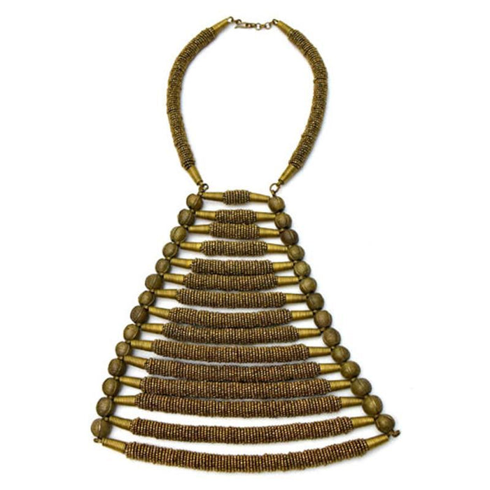 Pyramid Stair Necklace | Handmade in Kenya