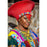 Zulu Wide Basket Hat with Beading - Red | Handmade in South Africa